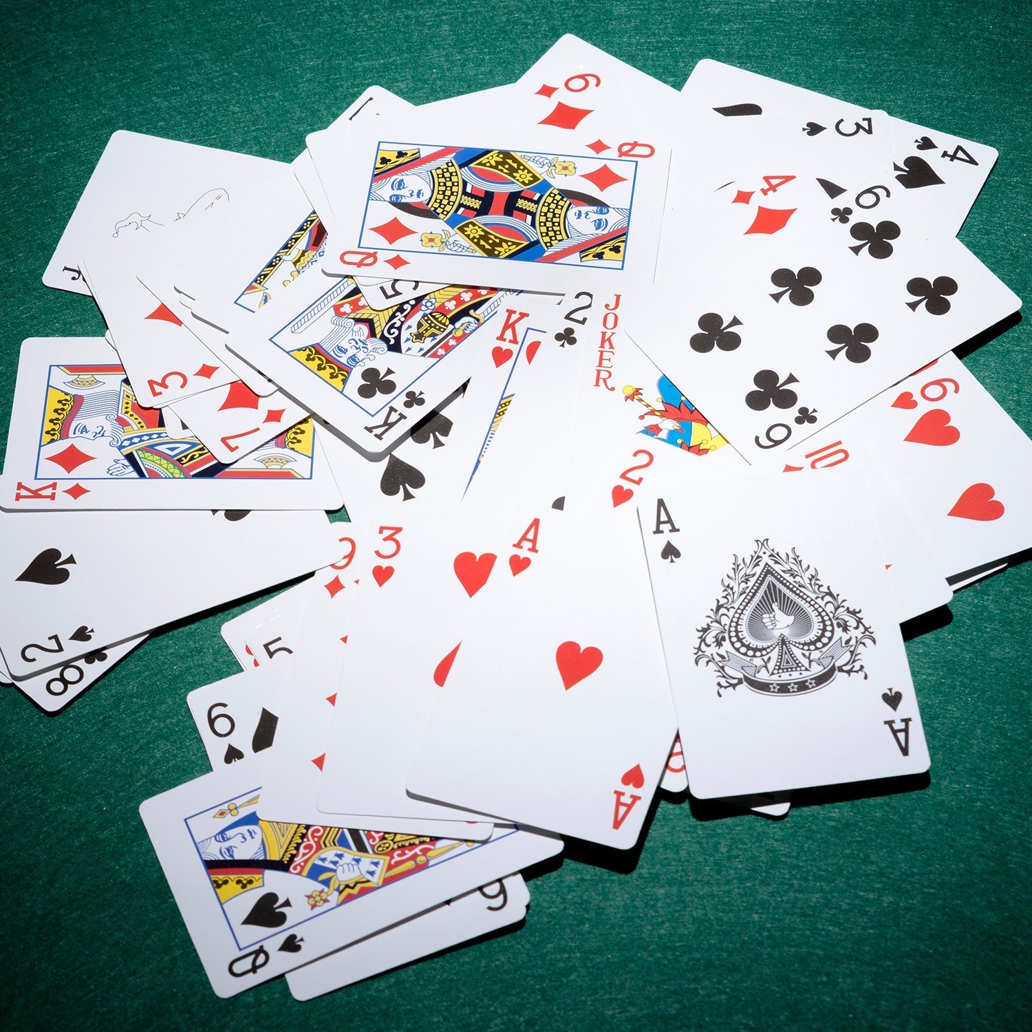 Durable deck of premium playing cards. Durable deck of premium playing cards.